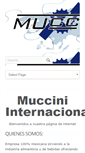 Mobile Screenshot of muccini.net